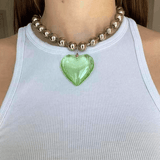Big Heart Necklace / y2k - SEOUL STYLEZ