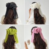 Chiffon Large Bow Hair Clip