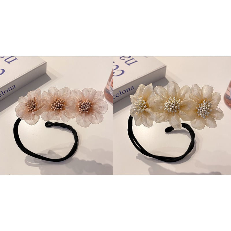 3 Flower Hair Ring