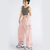 Y2k Cargo Pants Pink / Grey / Black