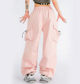 Y2k Cargo Pants Pink / Grey / Black