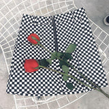 Zipper High Waist Checkered Board Skirt - SEOUL STYLEZ
