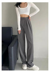 Wide Classic Suit Pants - SEOUL STYLEZ