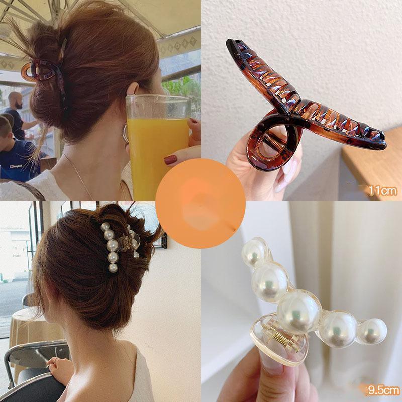 Korean Pearl Clip Hair Claw - SEOUL STYLEZ