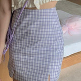 Button-Up Knit Top / Mini Pencil Skirt - SEOUL STYLEZ
