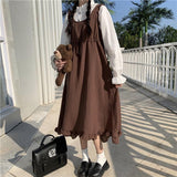 Casual Pinafore Dress - SEOUL STYLEZ