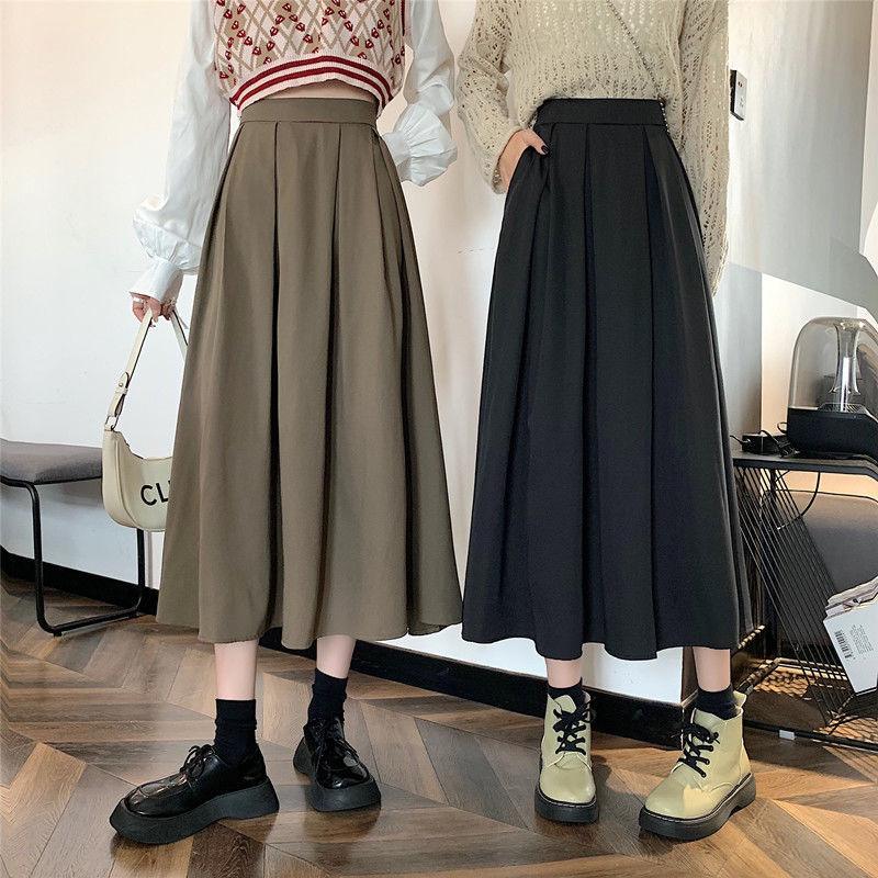High Waist Pleated Skirt Temperament Fashion - SEOUL STYLEZ