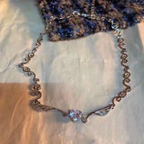 Crystal Chain Necklace - SEOUL STYLEZ