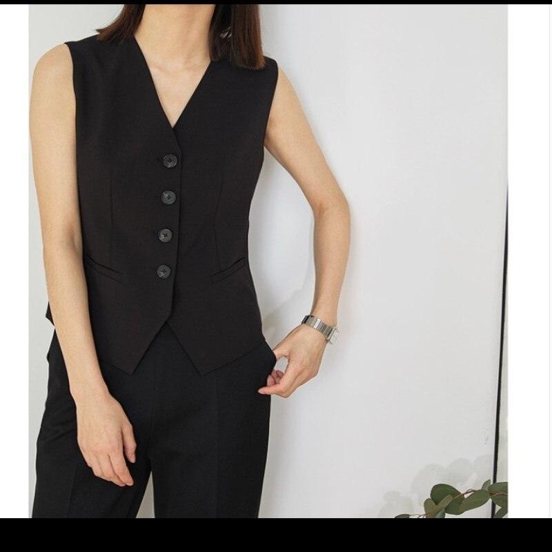 Elegant Korean Suit Vest - SEOUL STYLEZ