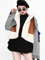 Wool-Liner Turn Down Collar Coat Jacket - SEOUL STYLEZ