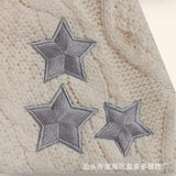 Star Embroidery Knitted Cardigan - SEOUL STYLEZ