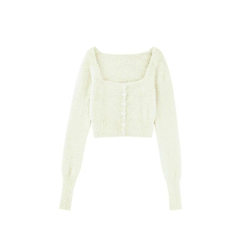 Square Fur Knitted Top - SEOUL STYLEZ