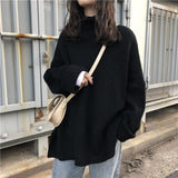 Basic Turtleneck Collar Sweater - SEOUL STYLEZ