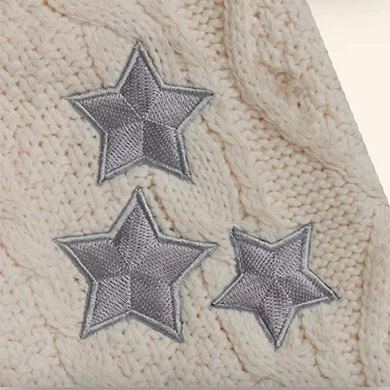 Star Embroidery Knitted Cardigan - SEOUL STYLEZ