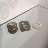 Acrylic Bead Rings - SEOUL STYLEZ
