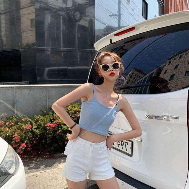 Basic Cropped Top - SEOUL STYLEZ