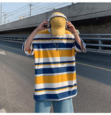 Striped T-Shirt - SEOUL STYLEZ