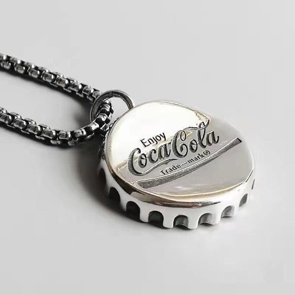 Coke Bottle Pendant Necklace - SEOUL STYLEZ