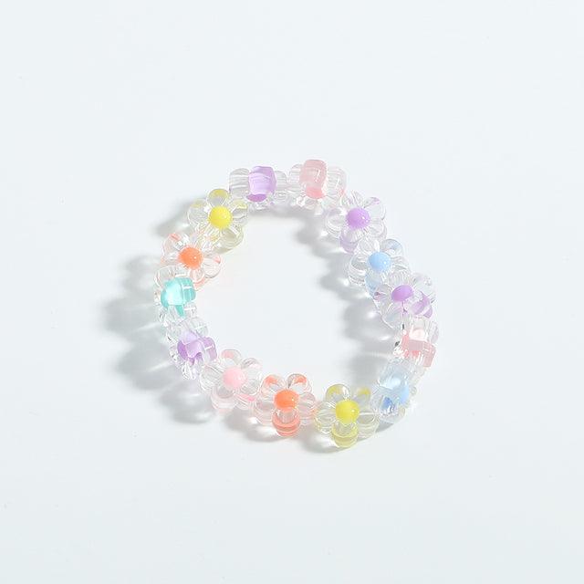 Colorful Transparent Flower Necklace - SEOUL STYLEZ