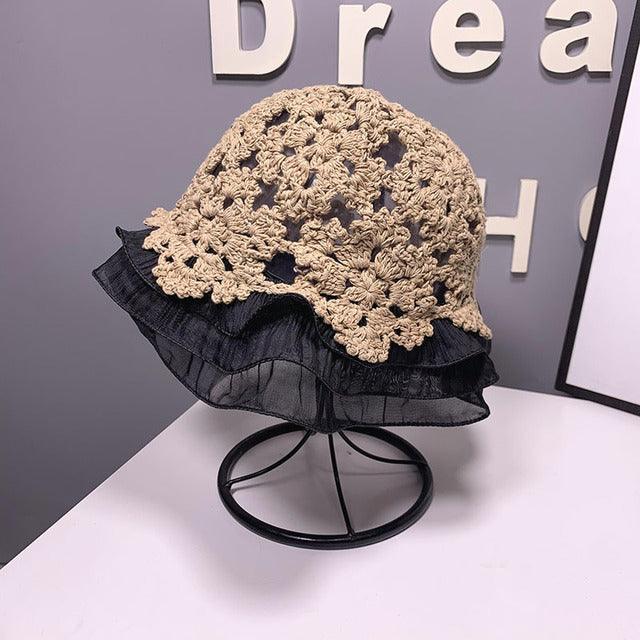 Crochet Lace Bucket Hat - SEOUL STYLEZ