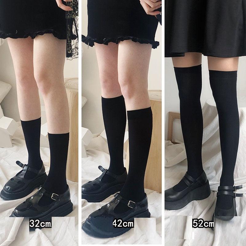 Korean Style Mid-calf Student Socks And Harajuku Style Knee Socks (1 Pair) - SEOUL STYLEZ