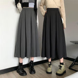 High Waist Pleated Skirt Temperament Fashion - SEOUL STYLEZ
