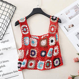 Handmade Crochet Daisy Top - SEOUL STYLEZ