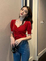 Knitted Square Top - SEOUL STYLEZ