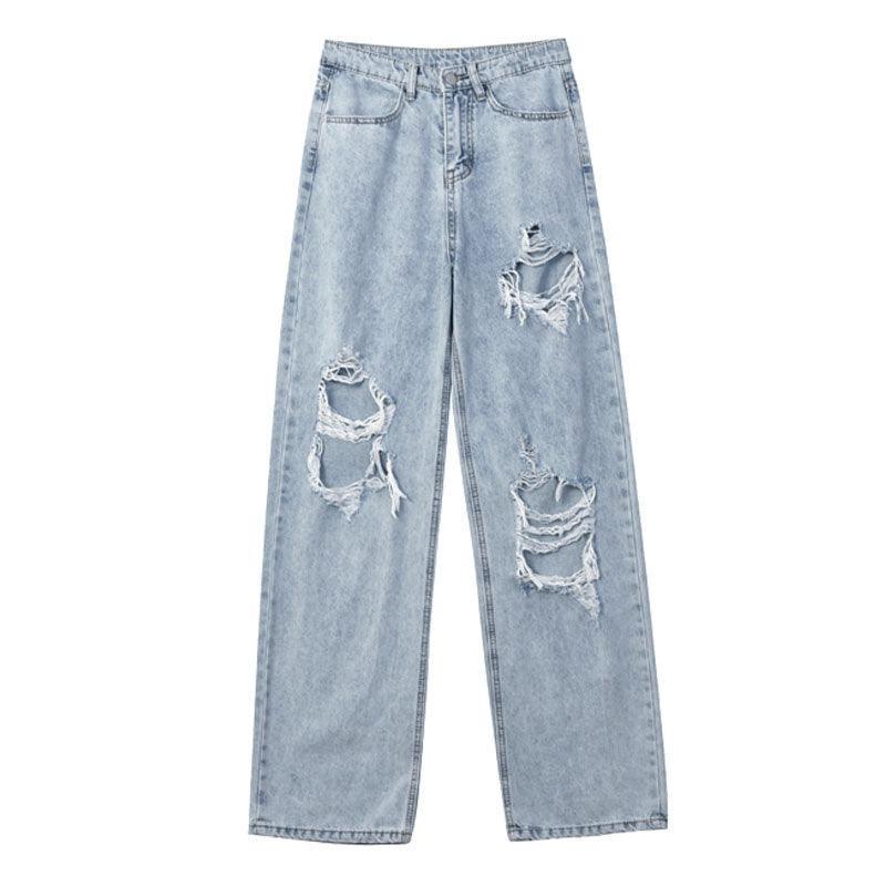 Light-Blue Threadbare Jeans - SEOUL STYLEZ