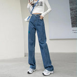 Oversized Basic Jeans - SEOUL STYLEZ