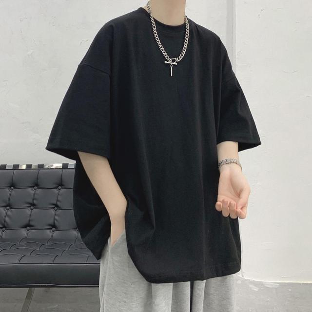 Oversized Basic T-Shirt - SEOUL STYLEZ