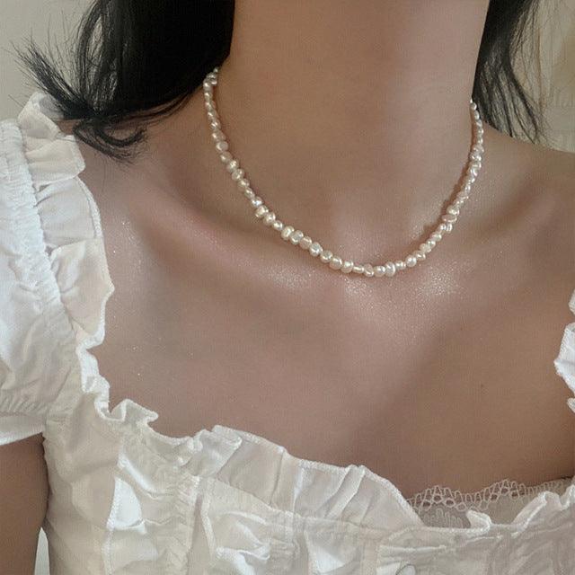 Pearl Alloy Necklace - SEOUL STYLEZ