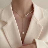 Pearl Pendant Necklace - SEOUL STYLEZ