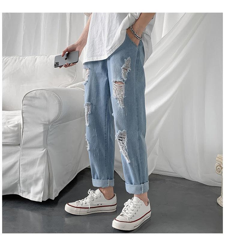 Slim Fit Jeans - SEOUL STYLEZ