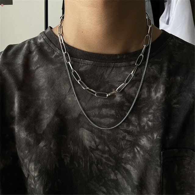 Stainless Steel Long Chain Necklace - SEOUL STYLEZ